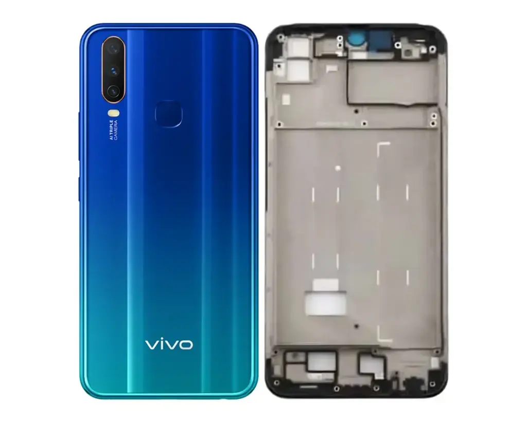 [HS6ViY15-3-2] Vivo Y(15) Complete Housing (2 in 1) (BLACK)